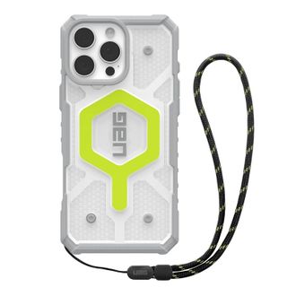 Чохол+ремінець UAG для iPhone 16 Pro Max, Pathfinder Clear Magsafe Bundle, Active Neon Lanyard (1144651bv01) - фото 1