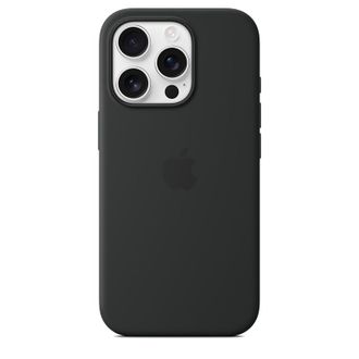 Чехол Silicone Case with MagSafe iPhone 16 Pro Max Black - фото 2