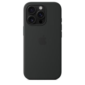 Чехол Silicone Case with MagSafe iPhone 16 Pro Max Black - фото 3