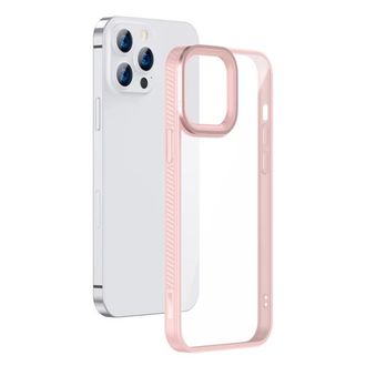 Чохол Baseus or iPhone 13 Pro Crystal Case /pink/ - фото 2