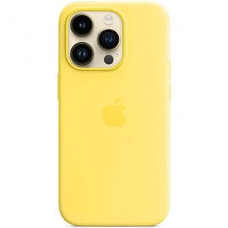 Чохол Silicone Case with MagSafe iPhone 14 Pro Canary Yellow - фото 1