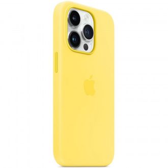 Чохол Silicone Case with MagSafe iPhone 14 Pro Canary Yellow - фото 2
