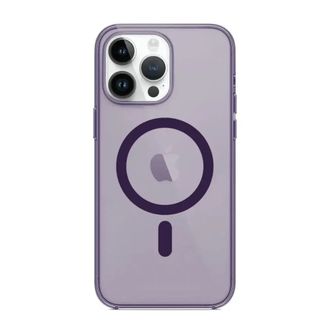 Чохол Apple Clear case magsafe iphone 14 Pro Max elderberry style copi (A) - фото 1