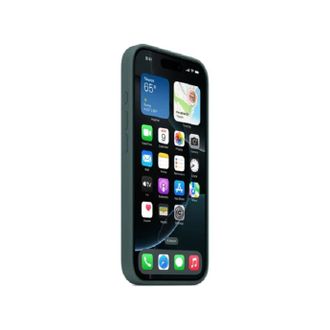 Чехол Silicone Case with MagSafe iPhone 16 Pro Max Lake Green - фото 3