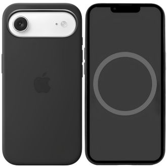 Чехол Silicone Case with MagSafe iPhone 17 Air black - фото 1