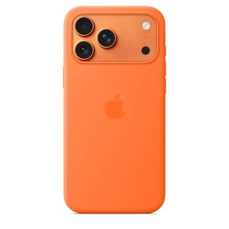 Чохол Silicone Case with MagSafe + Button iPhone 17 Pro Max Orange - фото 1 Чохол Silicone Case with MagSafe + Button iPhone 17 Pro Max Orange - фото 1