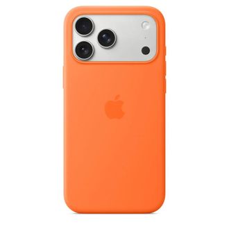 Чохол Silicone Case with MagSafe + Button iPhone 17 Pro Max Orange - фото 2 Чохол Silicone Case with MagSafe + Button iPhone 17 Pro Max Orange - фото 2