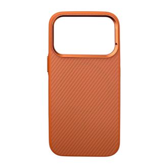 Чехол iPhone 17 Pro Kevlar Soft touch with MagSafe /orange - фото 1