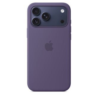 Чехол Silicone Case with MagSafe + Button iPhone 17 Pro Max Purple Fog - фото 3
