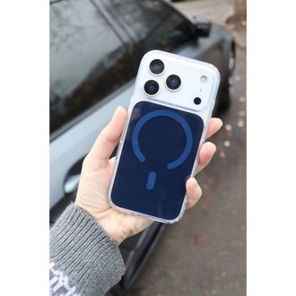 Чехол iPhone 17 Pro Color MagSafe /blue - фото 2