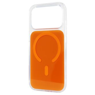 Чохол iPhone 17 Pro Max Color MagSafe /orange - фото 1