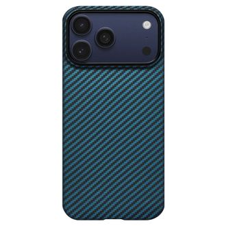 Чехол Pitaka Ultra-Slim Case Twill Blue/Grey for iPhone 17 Pro Max (KI1706BPM) - фото 1