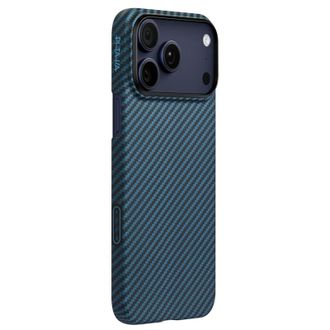 Чехол Pitaka Ultra-Slim Case Twill Blue/Grey for iPhone 17 Pro Max (KI1706BPM) - фото 2