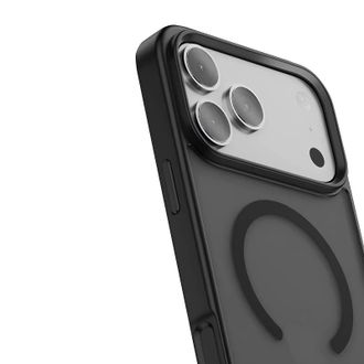 Чохол TPU+PC Metal Buttons with MagSafe iPhone 17 Pro (6.3") (Чорний / Black) - фото 3 Чохол TPU+PC Metal Buttons with MagSafe iPhone 17 Pro (6.3") (Чорний / Black) - фото 3