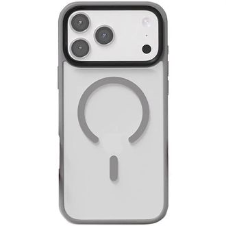 Чехол TPU+PC Metal Buttons with MagSafe iPhone 17 Pro (6.3") (Серый / Grey) - фото 2 Чехол TPU+PC Metal Buttons with MagSafe iPhone 17 Pro (6.3") (Серый / Grey) - фото 2