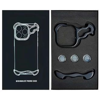 Чохол Minimalist Metal Bumper для Apple iPhone 17 Pro Max (6.9") (Black) - фото 3 Чохол Minimalist Metal Bumper для Apple iPhone 17 Pro Max (6.9") (Black) - фото 3