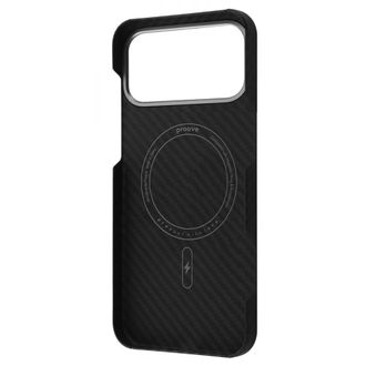 Чохол Proove Carbon Slim with Magnetic Ring iPhone 17 Pro (black) (PCCSIP17P002) - фото 2 Чохол Proove Carbon Slim with Magnetic Ring iPhone 17 Pro (black) (PCCSIP17P002) - фото 2
