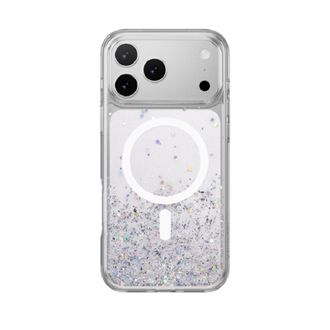 Чохол SwitchEasy Starfield M 3D Glitter Case with MagSafe for iPhone 17 Pro/ 18 Pro, Transparent/White Ring - фото 1 Чохол SwitchEasy Starfield M 3D Glitter Case with MagSafe for iPhone 17 Pro/ 18 Pro, Transparent/White Ring - фото 1