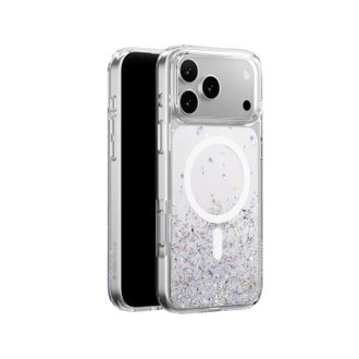 Чохол SwitchEasy Starfield M 3D Glitter Case with MagSafe for iPhone 17 Pro/ 18 Pro, Transparent/White Ring - фото 2 Чохол SwitchEasy Starfield M 3D Glitter Case with MagSafe for iPhone 17 Pro/ 18 Pro, Transparent/White Ring - фото 2