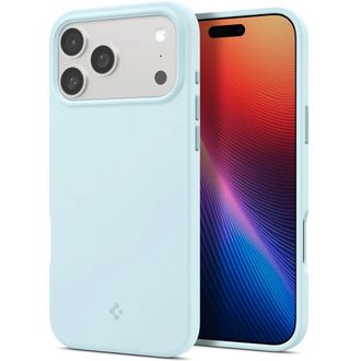 Чехол Spigen для iPhone 17 Pro, Silicon Fit MAG, Mute Blue (ACS10338) - фото 2 Чехол Spigen для iPhone 17 Pro, Silicon Fit MAG, Mute Blue (ACS10338) - фото 2