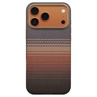 Чехол Pitaka Aramid UltraGuard Case Sunset for iPhone 17 Pro (KI1702BP) - фото 1 Чехол Pitaka Aramid UltraGuard Case Sunset for iPhone 17 Pro (KI1702BP) - фото 1