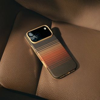 Чехол Pitaka Aramid UltraGuard Case Sunset for iPhone 17 Pro (KI1702BP) - фото 3 Чехол Pitaka Aramid UltraGuard Case Sunset for iPhone 17 Pro (KI1702BP) - фото 3