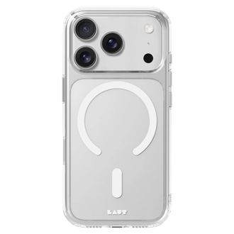 Чехол LAUT CRYSTAL FLURO for iPhone 17 Pro - Clear Light Grey (L_IP25B_CF_LGY) - фото 1