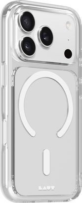 Чехол LAUT CRYSTAL FLURO for iPhone 17 Pro - Clear Light Grey (L_IP25B_CF_LGY) - фото 2