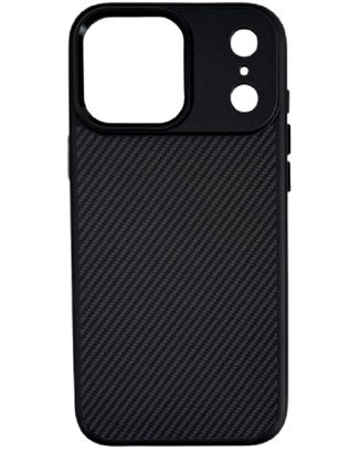 Чехол iPhone 17 Pro Kevlar Soft touch with MagSafe /black - фото 1