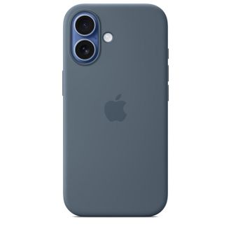 Чехол Silicone Case with MagSafe + Button iPhone 17 Anchor blue - фото 2 Чехол Silicone Case with MagSafe + Button iPhone 17 Anchor blue - фото 2