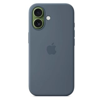 Чехол Silicone Case with MagSafe + Button iPhone 17 Anchor blue - фото 3 Чехол Silicone Case with MagSafe + Button iPhone 17 Anchor blue - фото 3