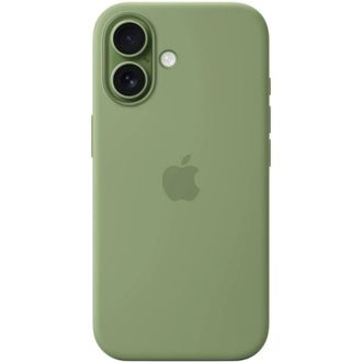 Чохол Silicone Case with MagSafe + Button iPhone 17 Light Moss - фото 2
