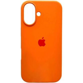 Чохол Silicone Case with MagSafe + Button iPhone 17 Orange - фото 1 Чохол Silicone Case with MagSafe + Button iPhone 17 Orange - фото 1