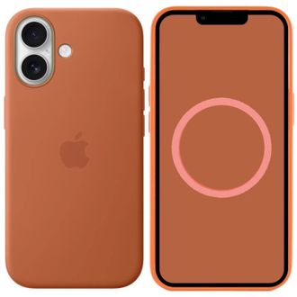 Чохол Silicone Case with MagSafe + Button iPhone 17 Terra cota - фото 1 Чохол Silicone Case with MagSafe + Button iPhone 17 Terra cota - фото 1