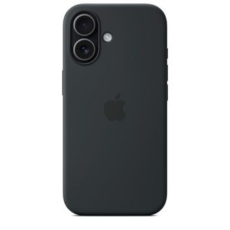 Чохол Silicone Case with MagSafe + Button iPhone 17 Black - фото 1