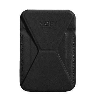 Магнітний гаманець-підставка Moft Snap-On MOVAS with magsafe Black (MS007MP-1-MO-JTBK) - фото 1