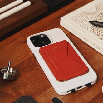 Магнитный кошелек-подставка Moft Snap-On MOVAS with magsafe Orange (MS007MP-1-MO-SSRD) - фото 3