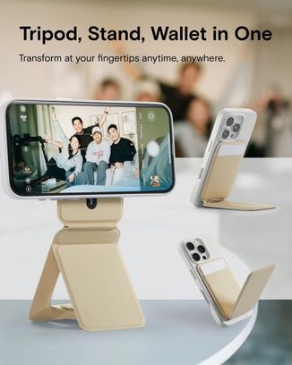 Магнитная штатив-подставка MOFT Snap Phone Tripod Stand Earthen Beige (MS027W-1-ME-ETBG) - фото 3 Магнитная штатив-подставка MOFT Snap Phone Tripod Stand Earthen Beige (MS027W-1-ME-ETBG) - фото 3