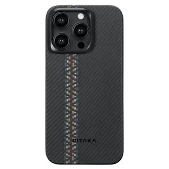 Чехол Pitaka MagEZ Case 4 Fusion Weaving Rhapsody for iPhone 15 Pro (FR1501P) - фото 1 Чехол Pitaka MagEZ Case 4 Fusion Weaving Rhapsody for iPhone 15 Pro (FR1501P) - фото 1