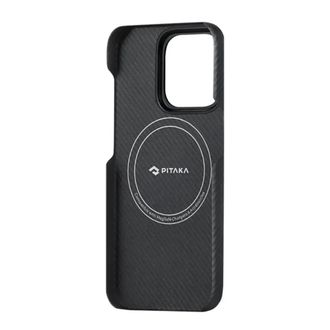 Чохол Pitaka MagEZ Case 4 Twill 600D Black/Grey for iPhone 15 Pro (KI1501PA) - фото 3 Чохол Pitaka MagEZ Case 4 Twill 600D Black/Grey for iPhone 15 Pro (KI1501PA) - фото 3
