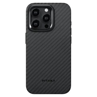 Чохол Pitaka MagEZ Case Pro 4 Twill 1500D Black/Grey for iPhone 15 Pro (KI1501PP) - фото 1