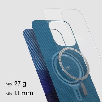 Чехол Pitaka Tactile Woven Case StarPeak Lumintex Over The Horizon for iPhone 16 Pro Max (KI1604POTH) - фото 3