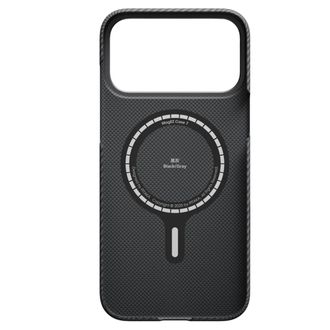 Чохол Pitaka Ultra-Slim Case Twill Black/Grey for iPhone 17 Pro (KI1701BP) - фото 3 Чохол Pitaka Ultra-Slim Case Twill Black/Grey for iPhone 17 Pro (KI1701BP) - фото 3