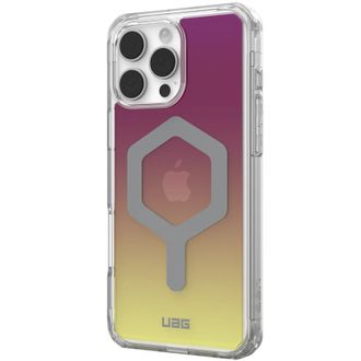 Чохол UAG для iPhone 16 Pro Max Plyo Magsafe LE Maroon/Yellow Ombre (114481114780) - фото 2