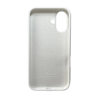 Чохол Silicone Case Open Camera iPhone 16, #09, White - фото 2