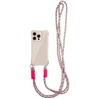 Чохол TPU CrossBody with straps для Apple iPhone 16 Pro (6.3") (Antique White) - фото 1