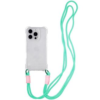 Чохол TPU CrossBody with straps для Apple iPhone 16 Pro (6.3") (Transparent) - фото 1