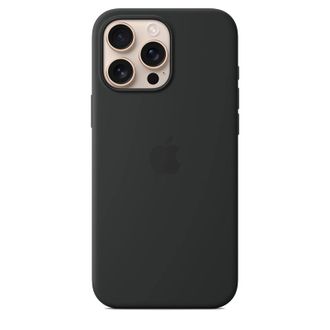 Чохол Silicone Case with MagSafe + Button iPhone 16 Pro Max Black copi - фото 3