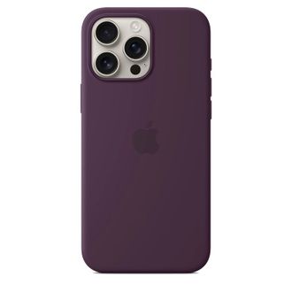 Чохол Silicone Case with MagSafe + Button iPhone 16 Pro Max Plum copi - фото 3