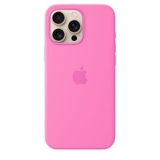 Чехол Silicone Case with MagSafe + Button iPhone 16 Pro Peony - фото 1